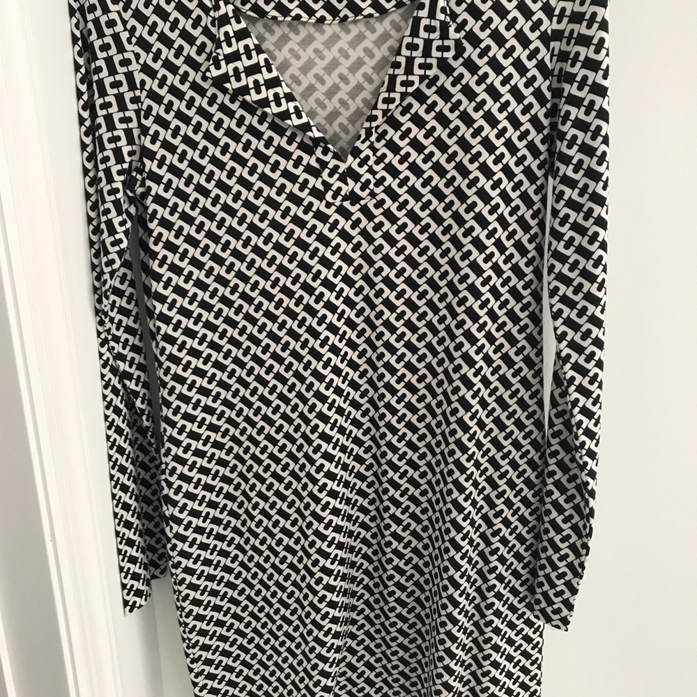 Geometric patterned dress